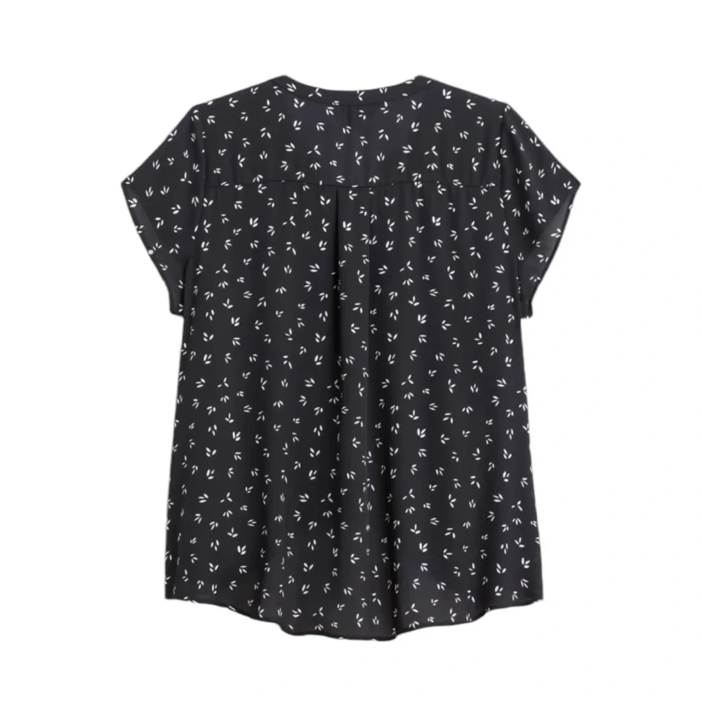 41 Hawthorn EUC Caralia Button Down Blouse Black Size 3x - Picture 2 of 8